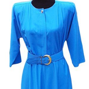 Vintage Dress in Royal Blue